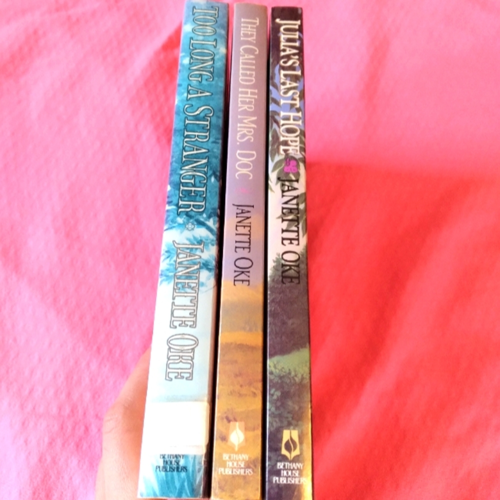 Three used Janette Oke Books USED